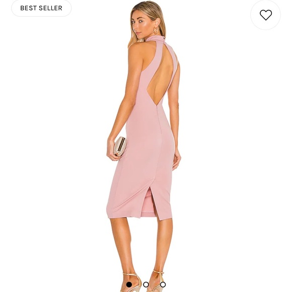 NBD Adelle Midi Dress in Blush revolve - Picture 2 of 6
